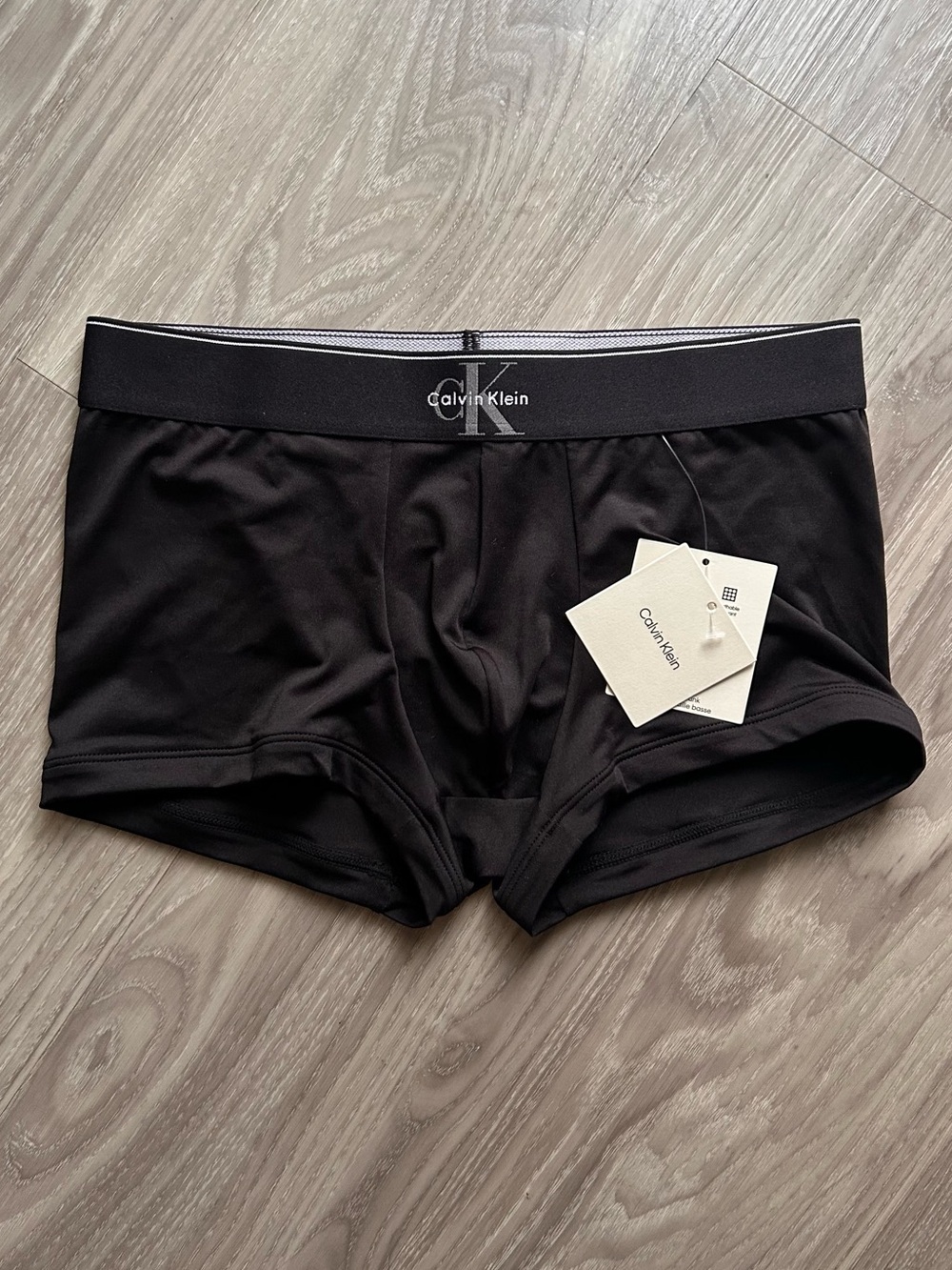 Calvin Klein | 1996 Micro Low Rise Trunks in Solid Black (Small)